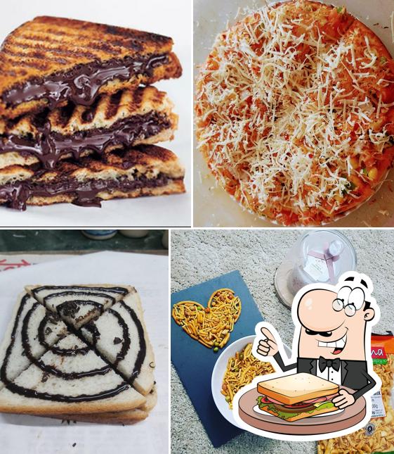 Grilled cheese sandwich at Krishna snacks