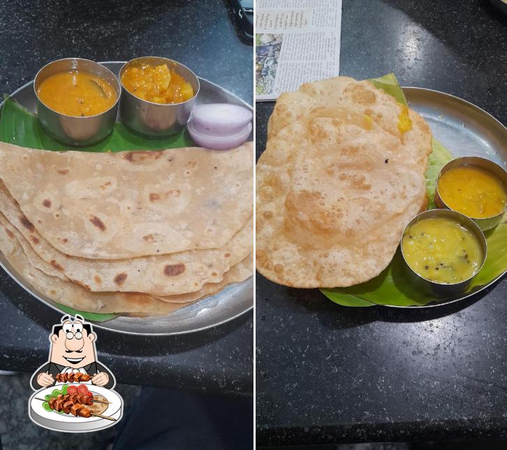 Meals at Shri Prasad Udipi Hotel and SNR lodge