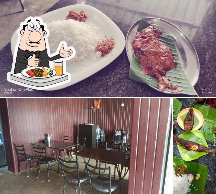 The restaurant's food and interior