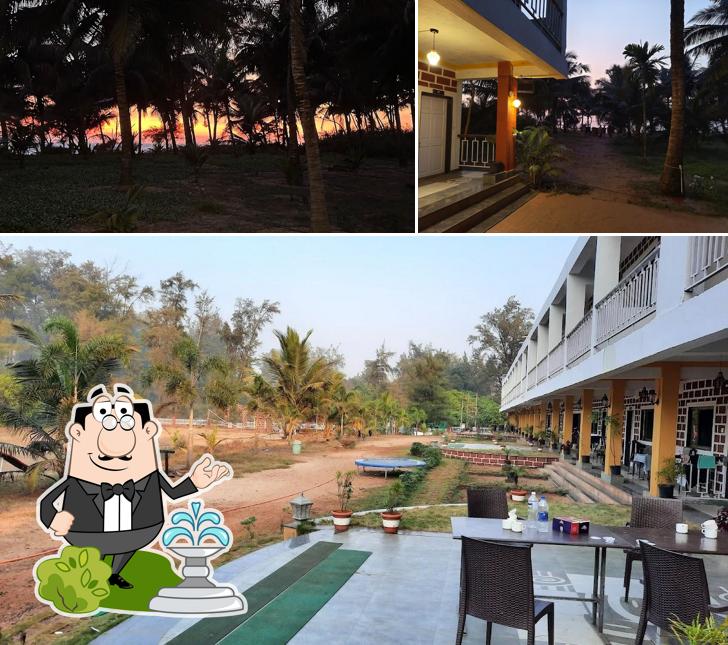 The exterior of Nityanand Pride Beach Stay Resort