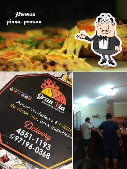 O interior do Granvia Pizzaria