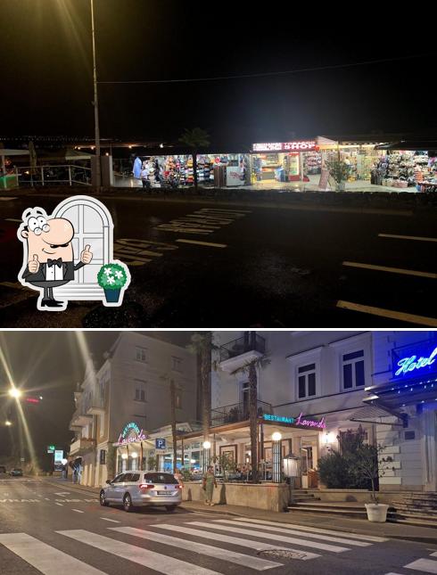 Gli esterni di Restaurant Lavanda