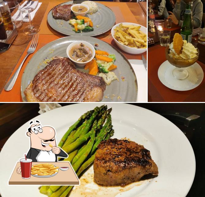 Patatine fritte al Longhorn Steakhouse Lausanne, Grill au feu de bois