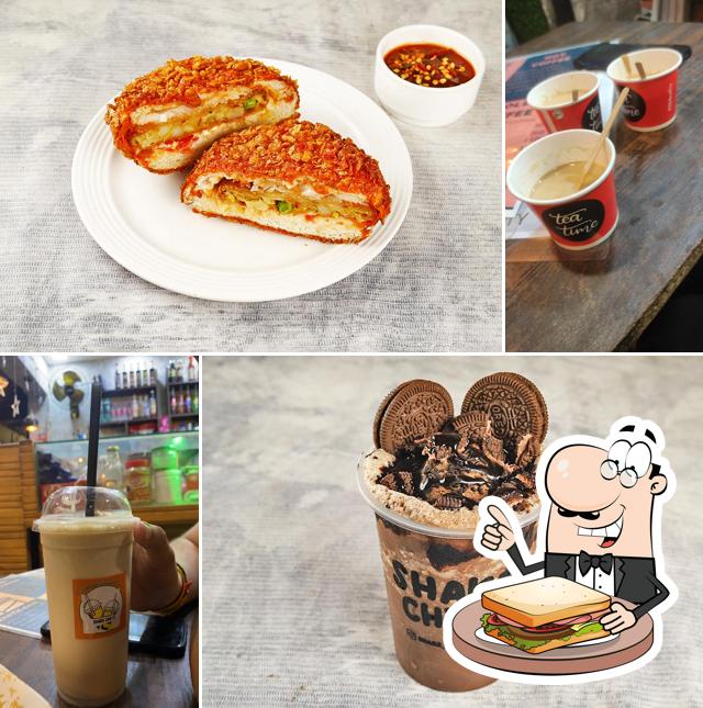 Grilled cheese sandwich at Shake Chilli