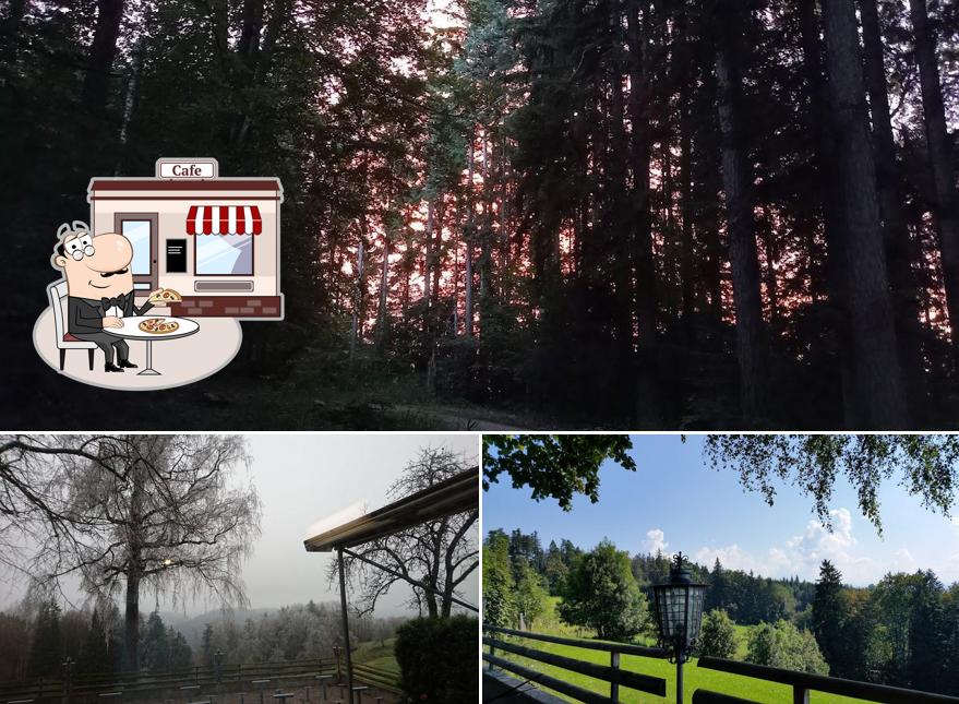 Gli esterni costituiscono una caratteristica importante di Restaurant Wildberg