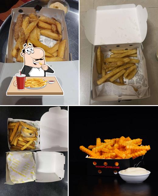 French fries at GOOD FLIPPIN' BURGERS