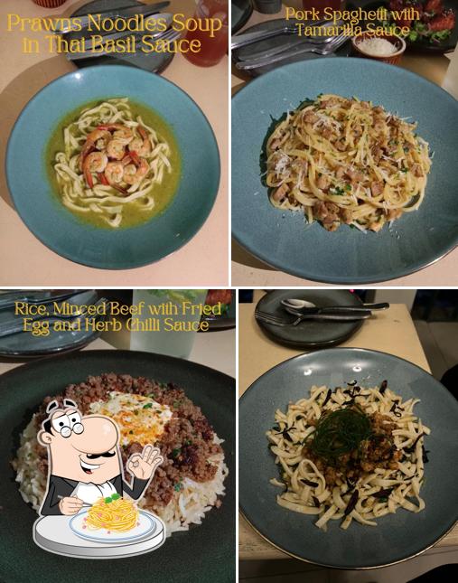 Spaghetti carbonara at Cafe Lagom
