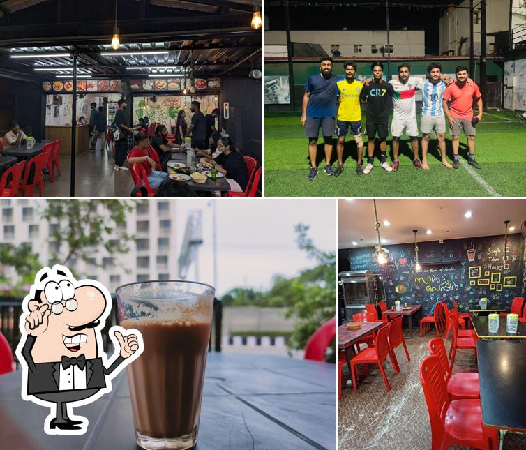 Take a seat at one of the tables at Salt and Pepper