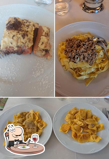 Platti al Trattoria Al Bivio