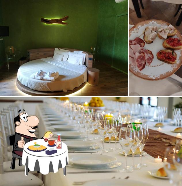 Piatto di formaggi al Agriturismo "Casale del Principe"