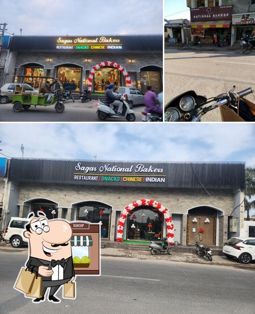 The exterior of Sagar National Bakers