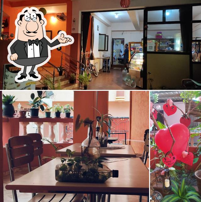 The picture of Vinfran Cafe’s interior and food