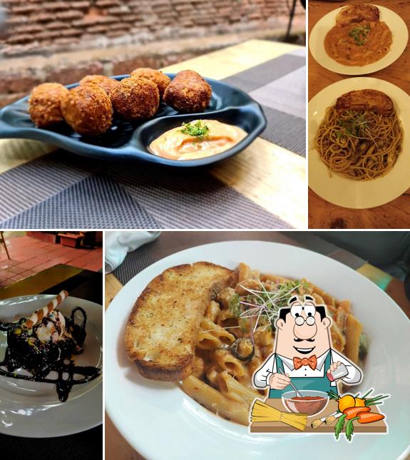 Spaghetti bolognese at Halo Garden Cafe