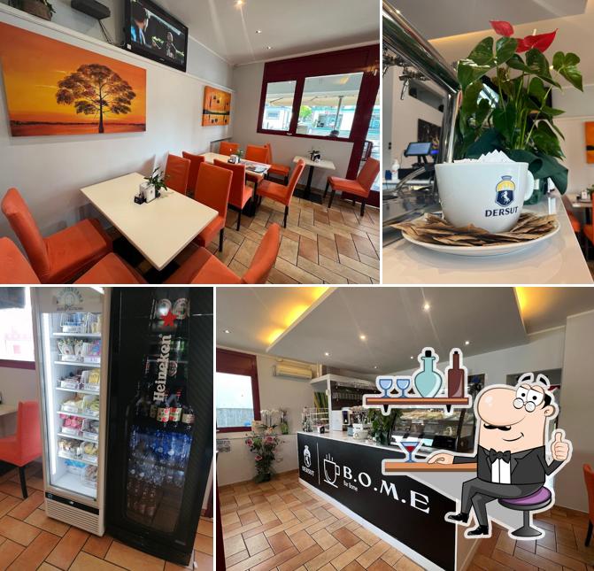 Gli interni di Bar Bome