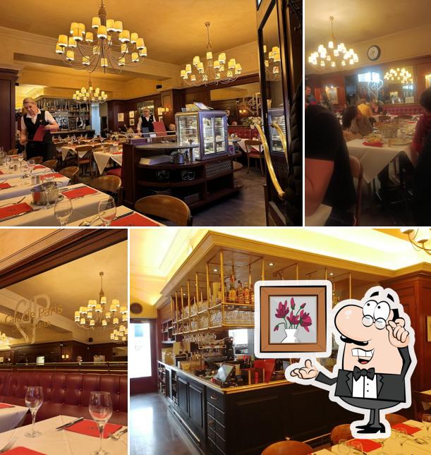 Installez-vous à l'une des tables de Café de Paris - Chez Boubier