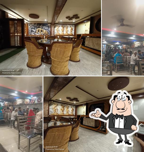 The interior of Mast Mahadev Dhaba