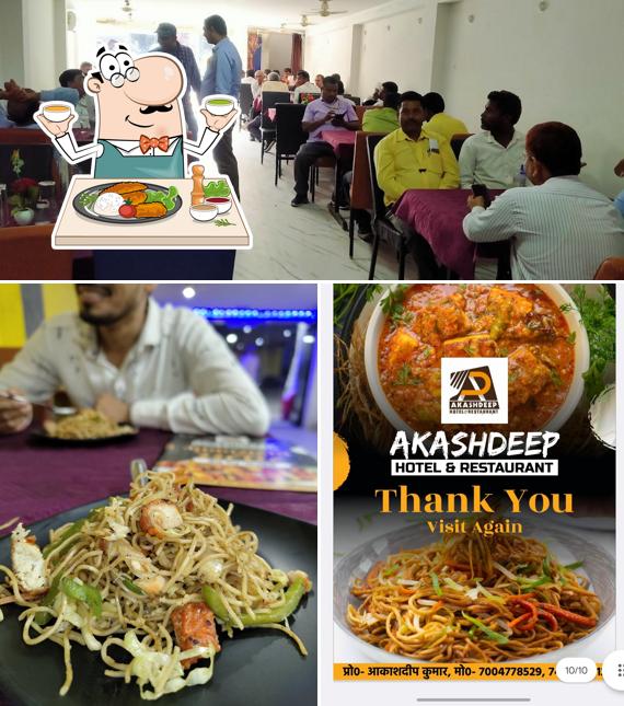 The image of food and interior at Akashdeep Restaurant Best Multi Cuisine