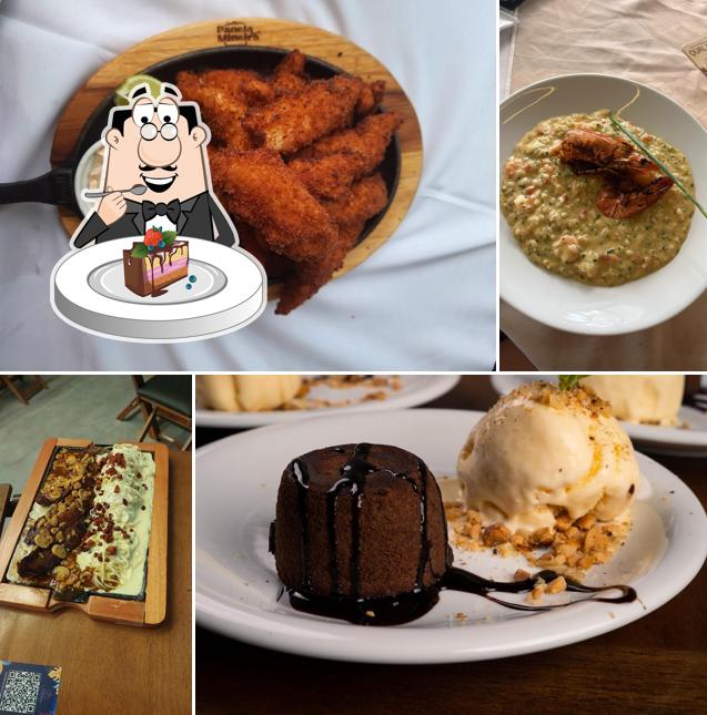 Bolo de chocolate em Flamingo Restaurante Bar