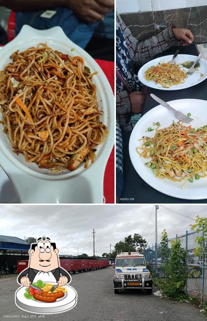 Among various things one can find food and exterior at Annapurna Hotel