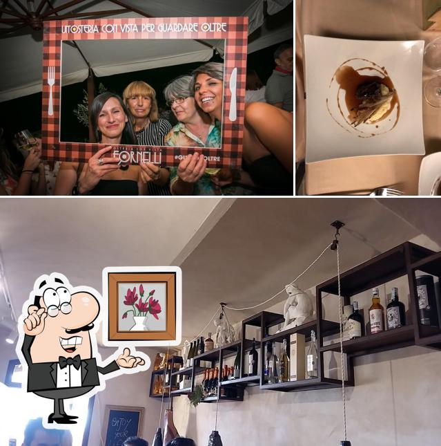 Gli interni di Osteria Fornelli