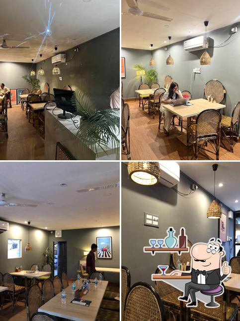 The interior of Sir Restaurant Dibrugarh