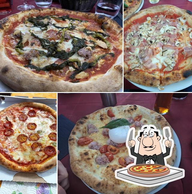 Scegli tra le molte varianti di pizza