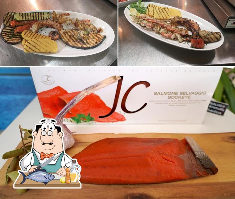 Salmone grigliato al Ai Grisioi