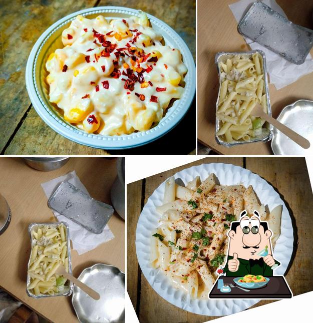 Macaroni and cheese at Tea café