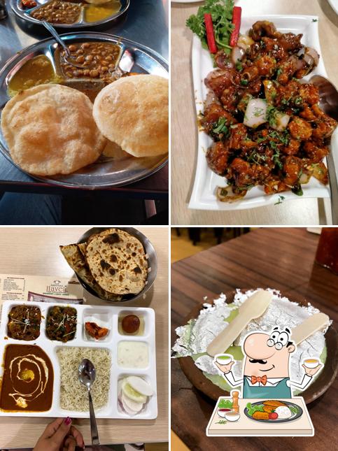 Food at Cafe Green Saragarhi Sarai