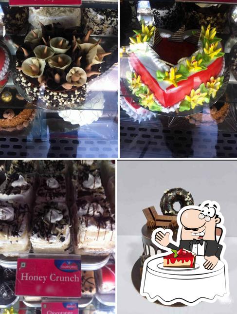 Monginis Cake Shop provides a range of desserts