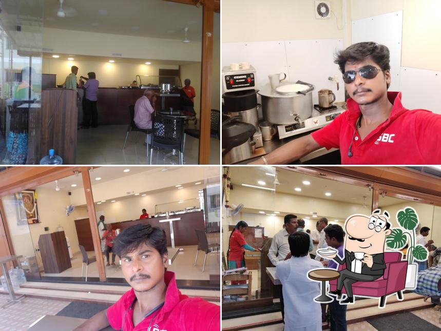 The interior of Srii Balajii Coffee