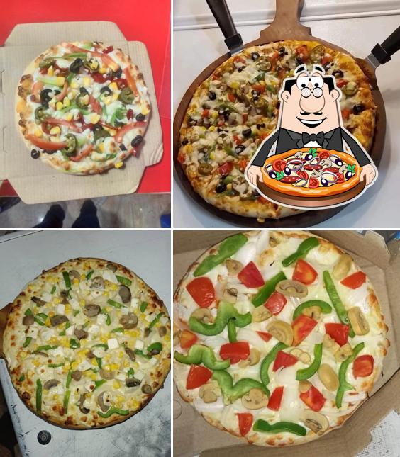 Try out pizza at AK PIZZA BITES