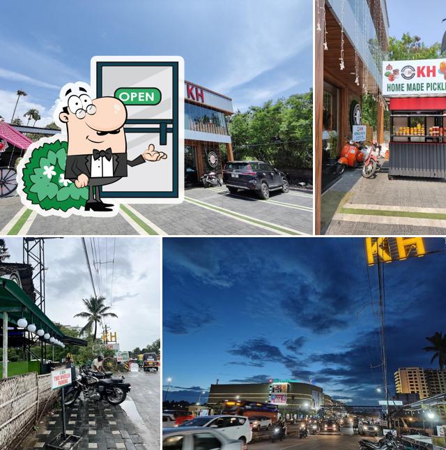 Enjoy the view at the outside area of Kerala Hotel