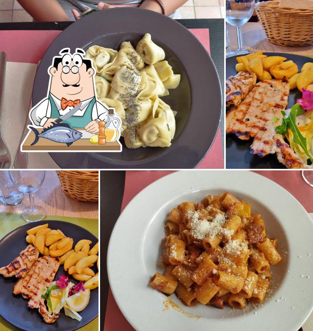 Salmone grigliato al Bar Trattoria Al Cavatap