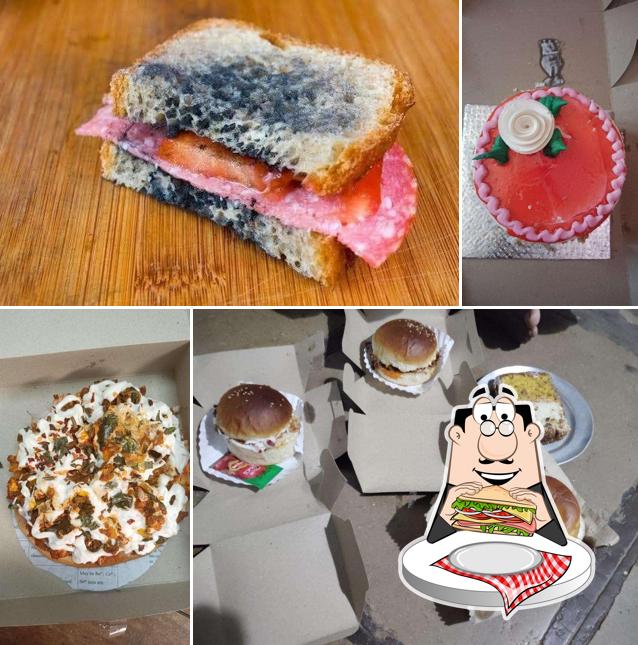 Club sandwich at Grampus Bakers