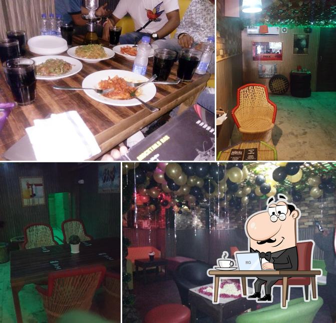 The interior of The Hide Out Cafe & Lounge