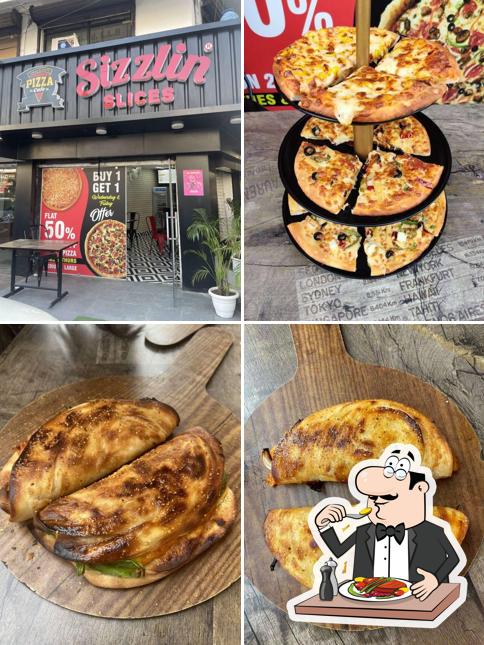 Meals at Sizzlin slices