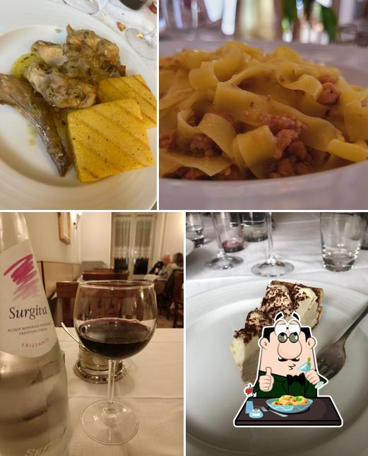 Cibo al Trattoria al Ponte
