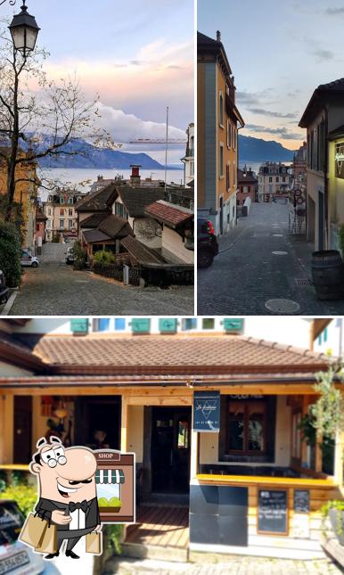 Gli esterni di La Fontaine Restaurant & Bar Montreux