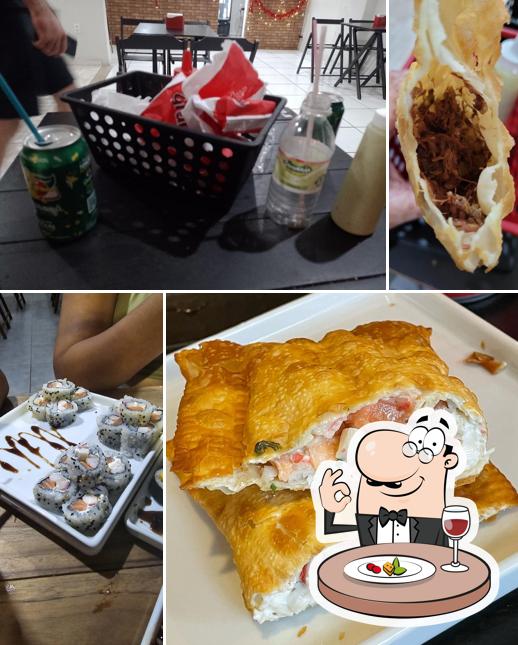 Sanduíche de carne de porco desfiada em GranPastel