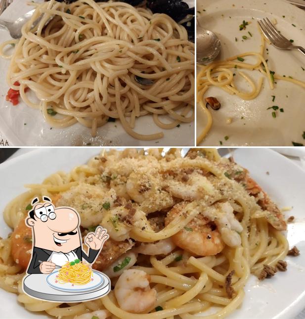 Spaghetti alla carbonara al Ristorante Osteria Cappellino Spaghetti alla carbonara al Ristorante Osteria Cappellino