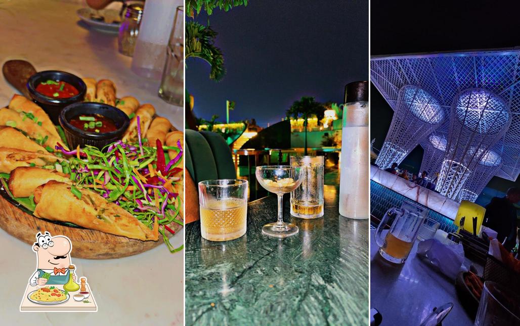 Food at Skyhouse Cocktail Garden