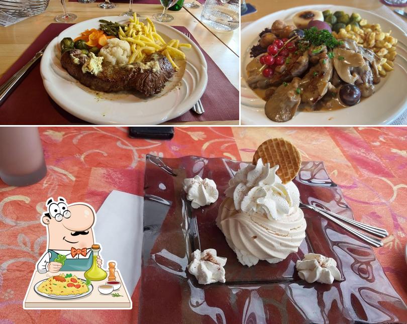 Banana split al Restaurant Blapbach