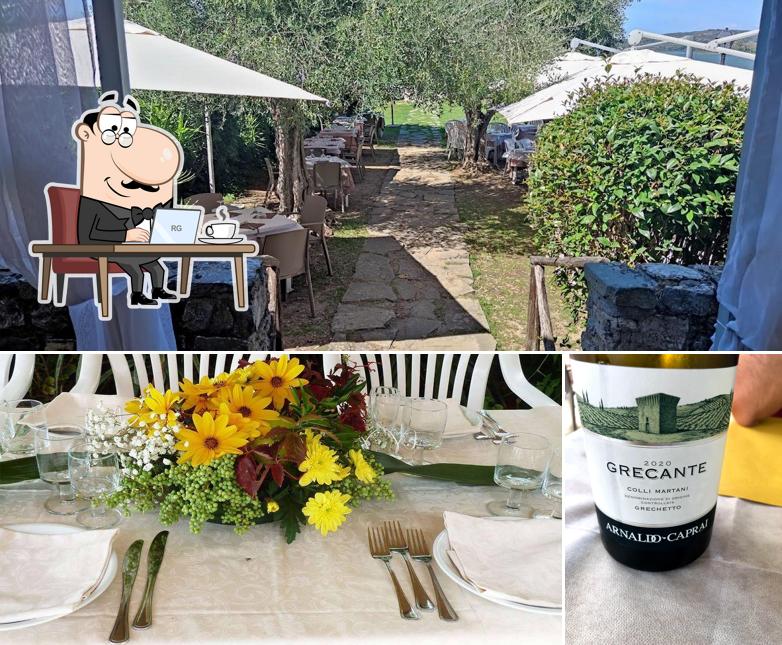 Dai un’occhiata alla immagine che presenta la interni e vino di Albergo Ristorante da Sauro