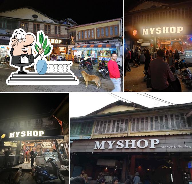 The exterior of Myshop