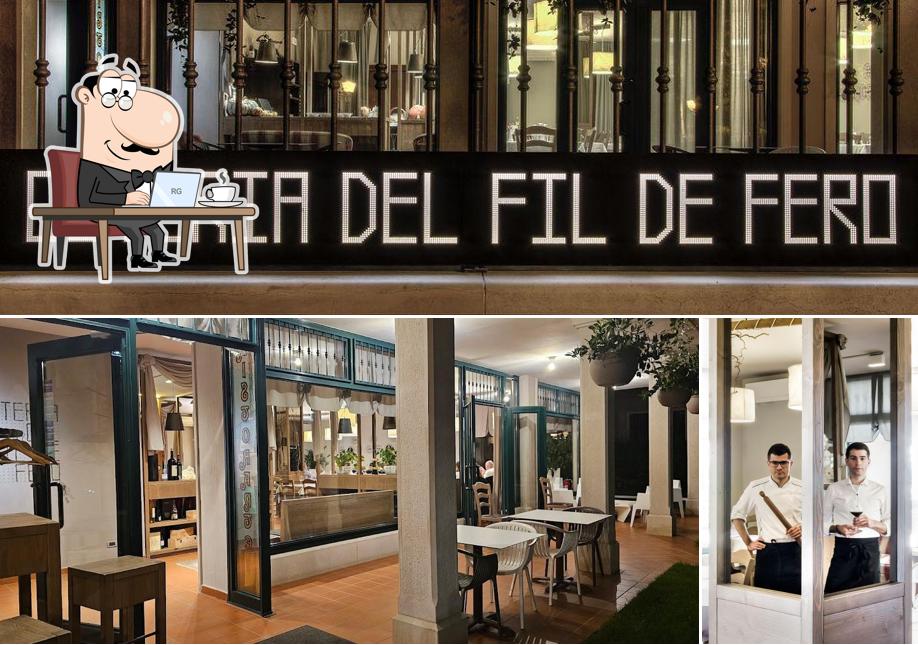 Dai un'occhiata agli interni di Osteria Del Fil De Fero