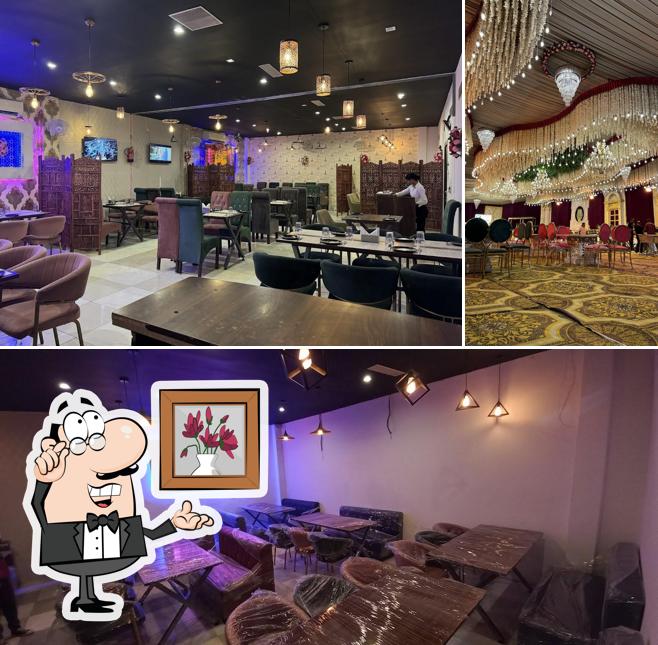 Take a seat at one of the tables at Urban Crave