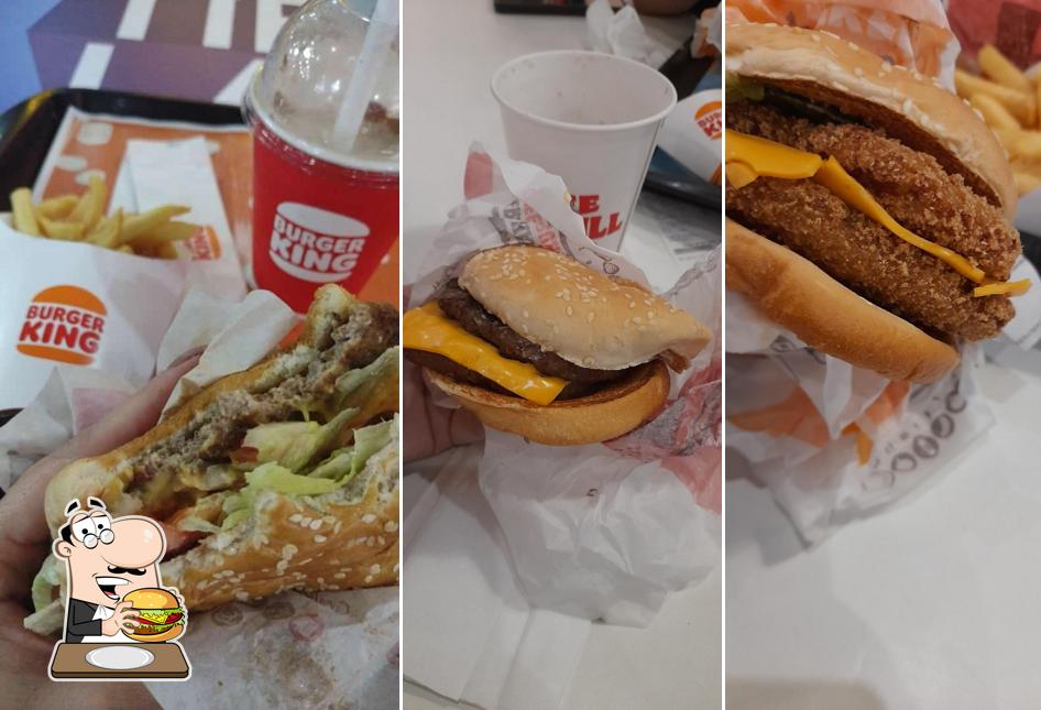 Delicie-se com um hambúrguer no Burger King