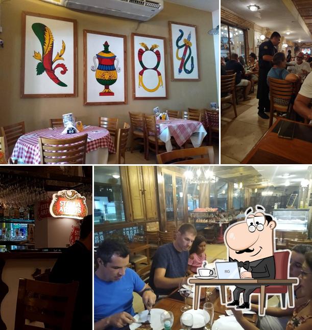 O interior do Da Carmine Pizzaria