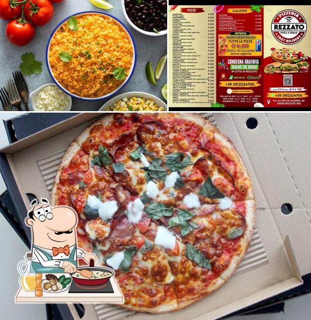 Riso fritto al Rezzato pizza e kebab